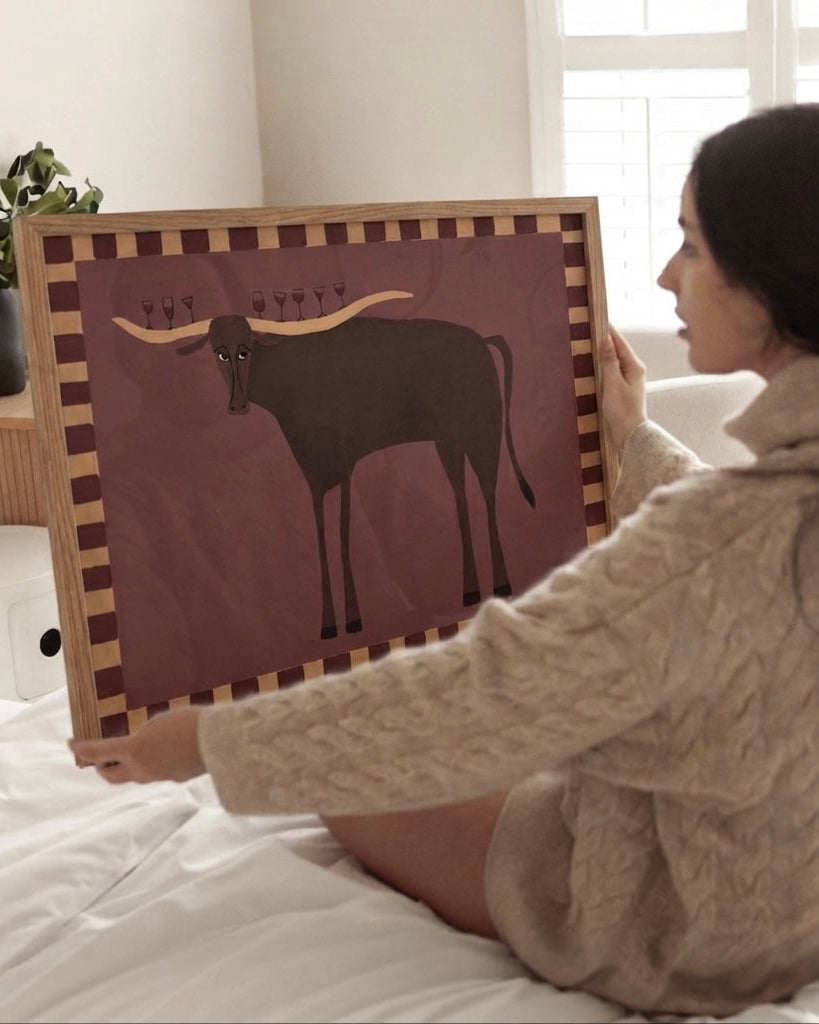 El toro sommelier 40x50cm