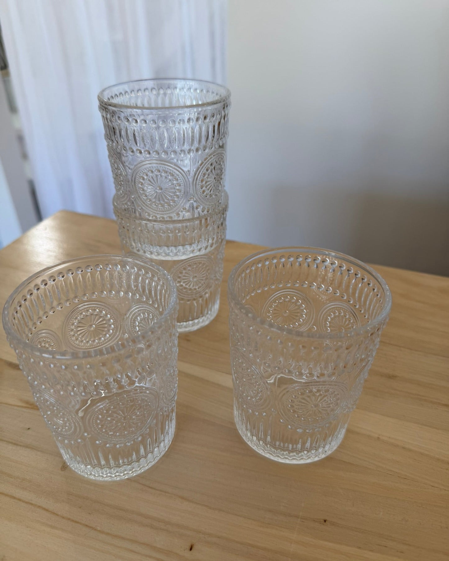 Vasos de vidrio 250ml