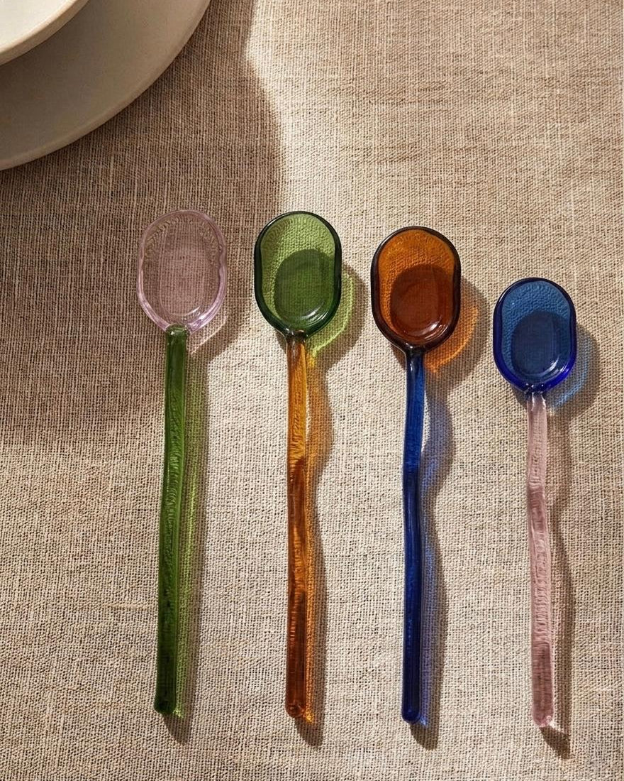 Set de 4 Cucharitas de vidrio