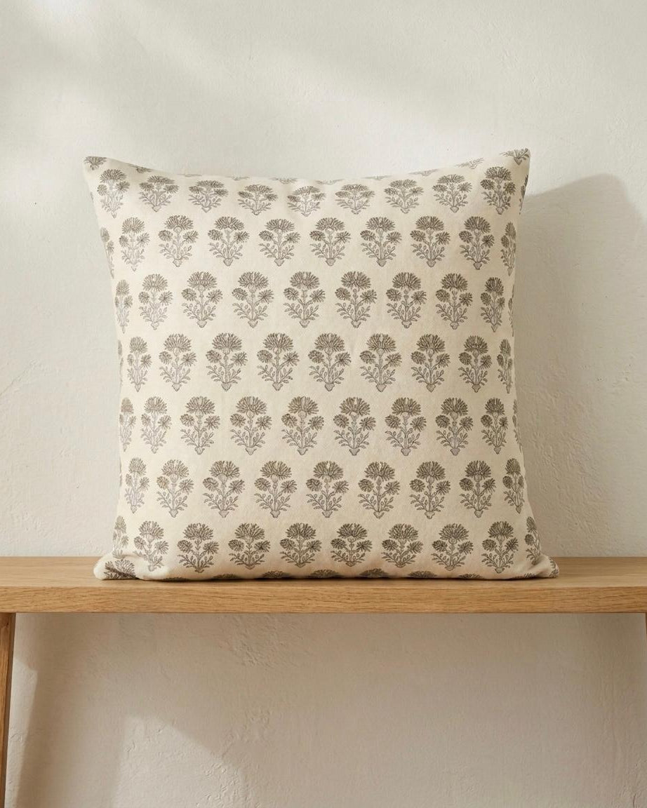 Almohadón Flora Beige 45x45