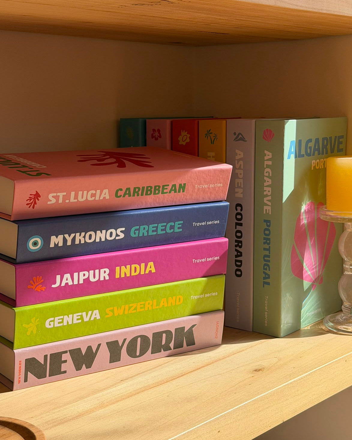 Libros decorativos travel serie