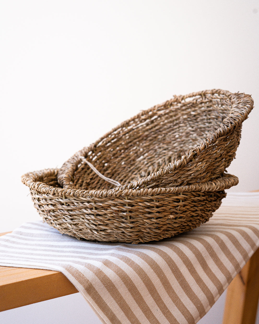 panera de fibras naturales