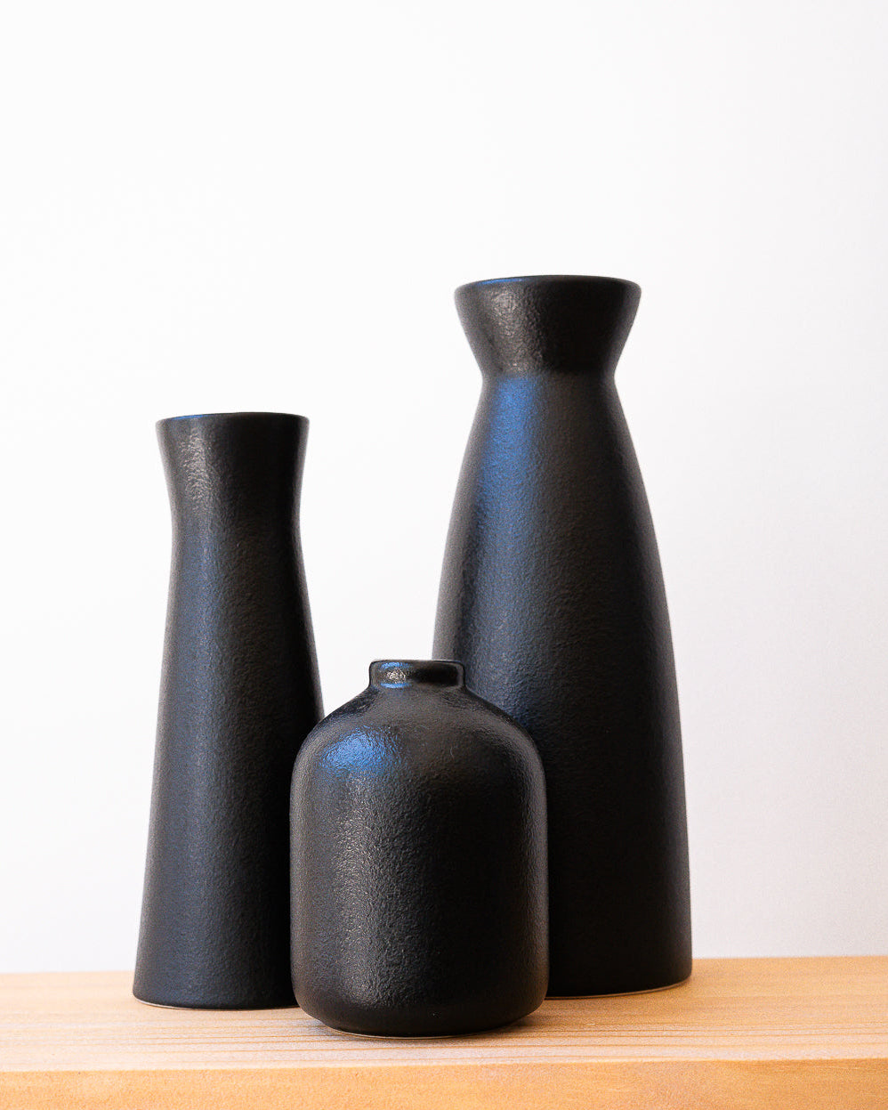 Set de 3 jarrones de cerámica