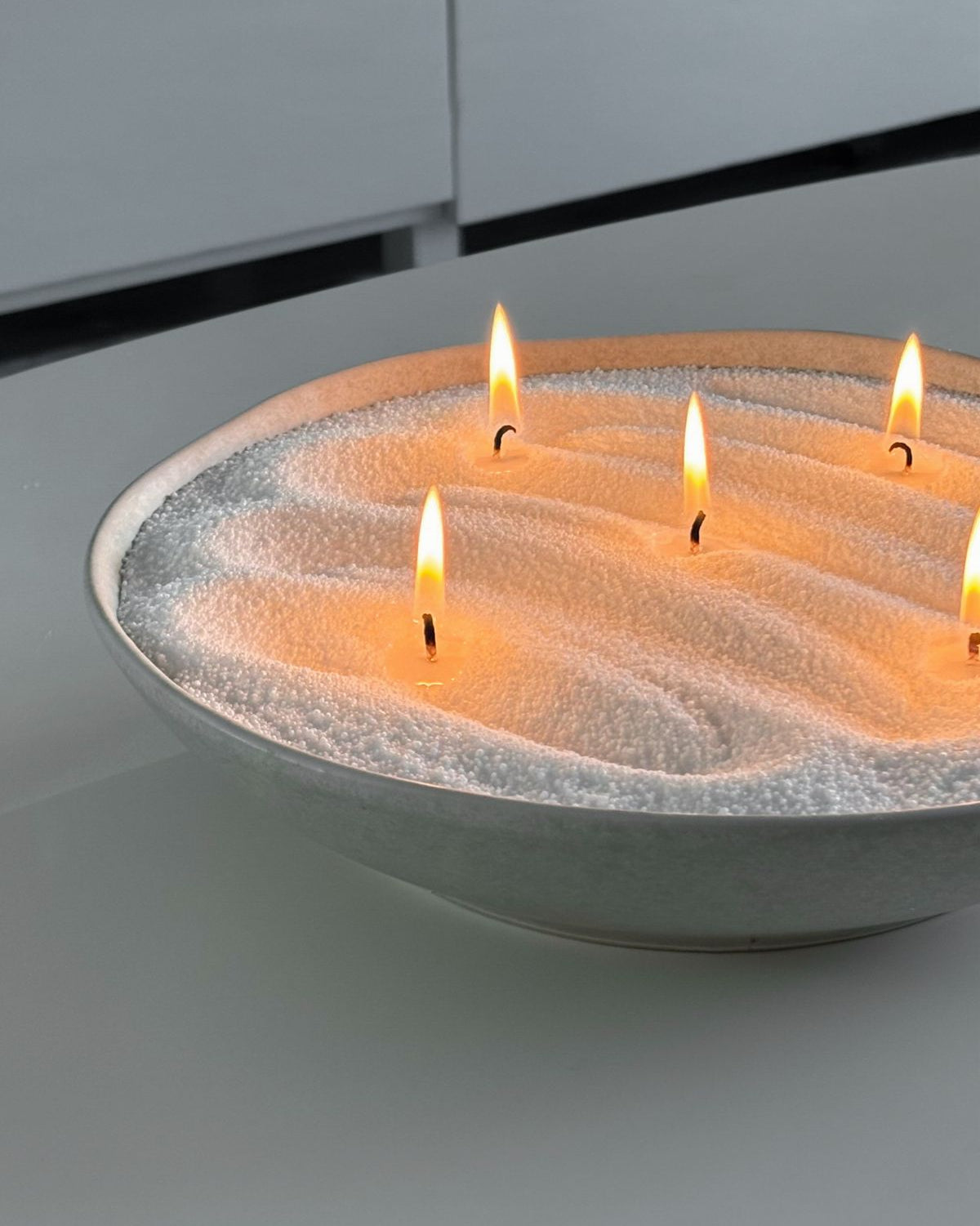 Vela perlada 200g + 15 mechas