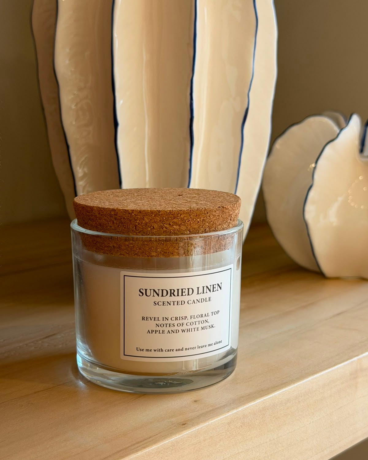 Vela aromática sundried linen