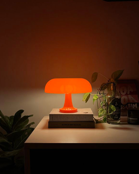 Lampara hongo naranja
