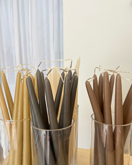 set de 2 velas altas