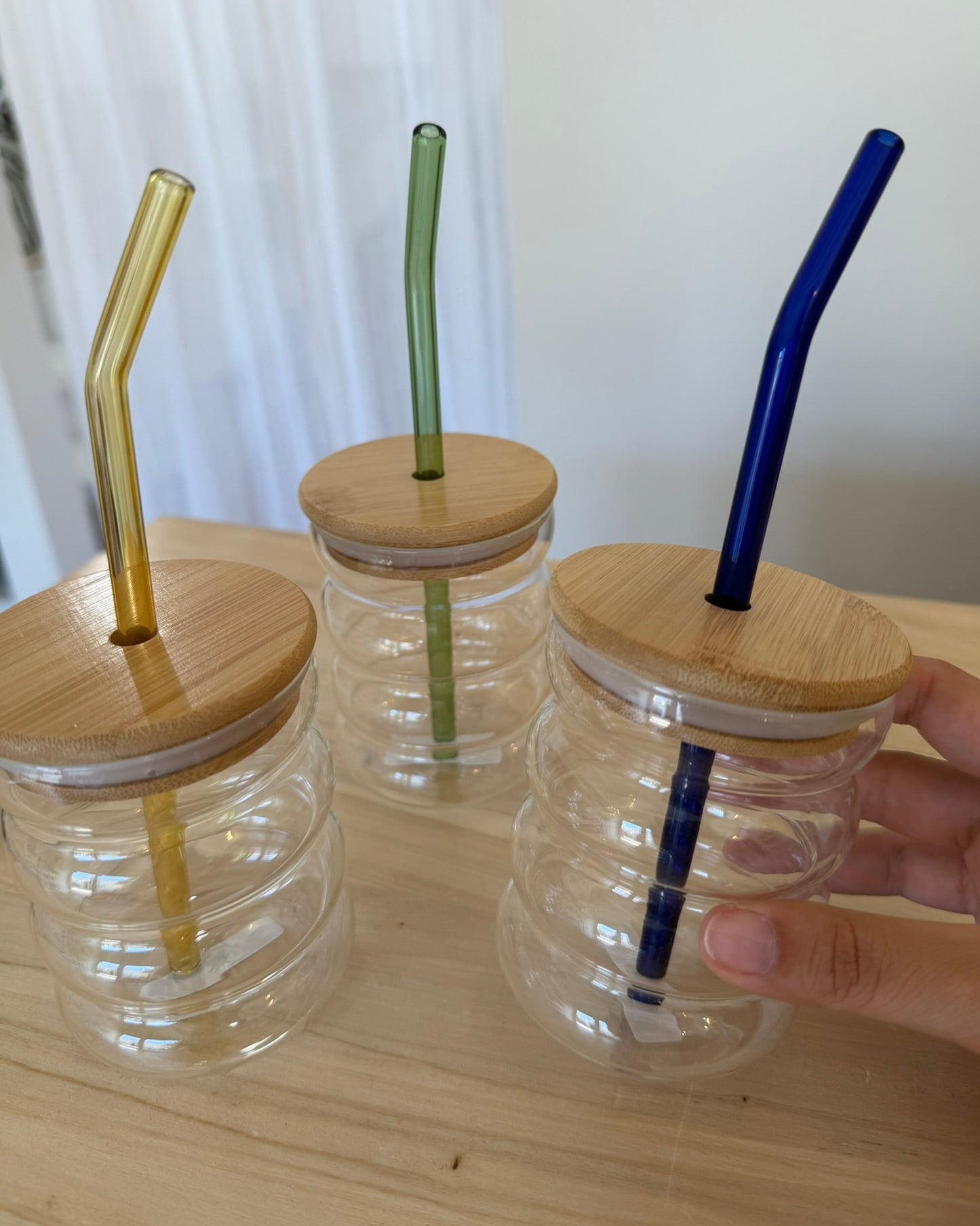 Vasos bubble + sorbete de color