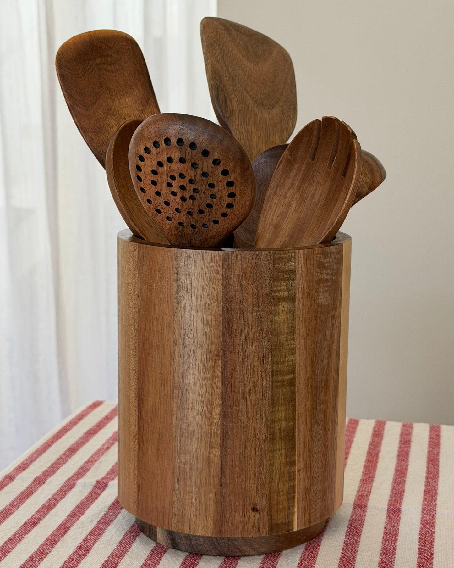 Soporte giratorio de madera