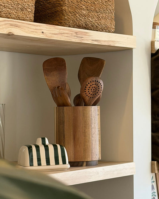 Soporte giratorio de madera