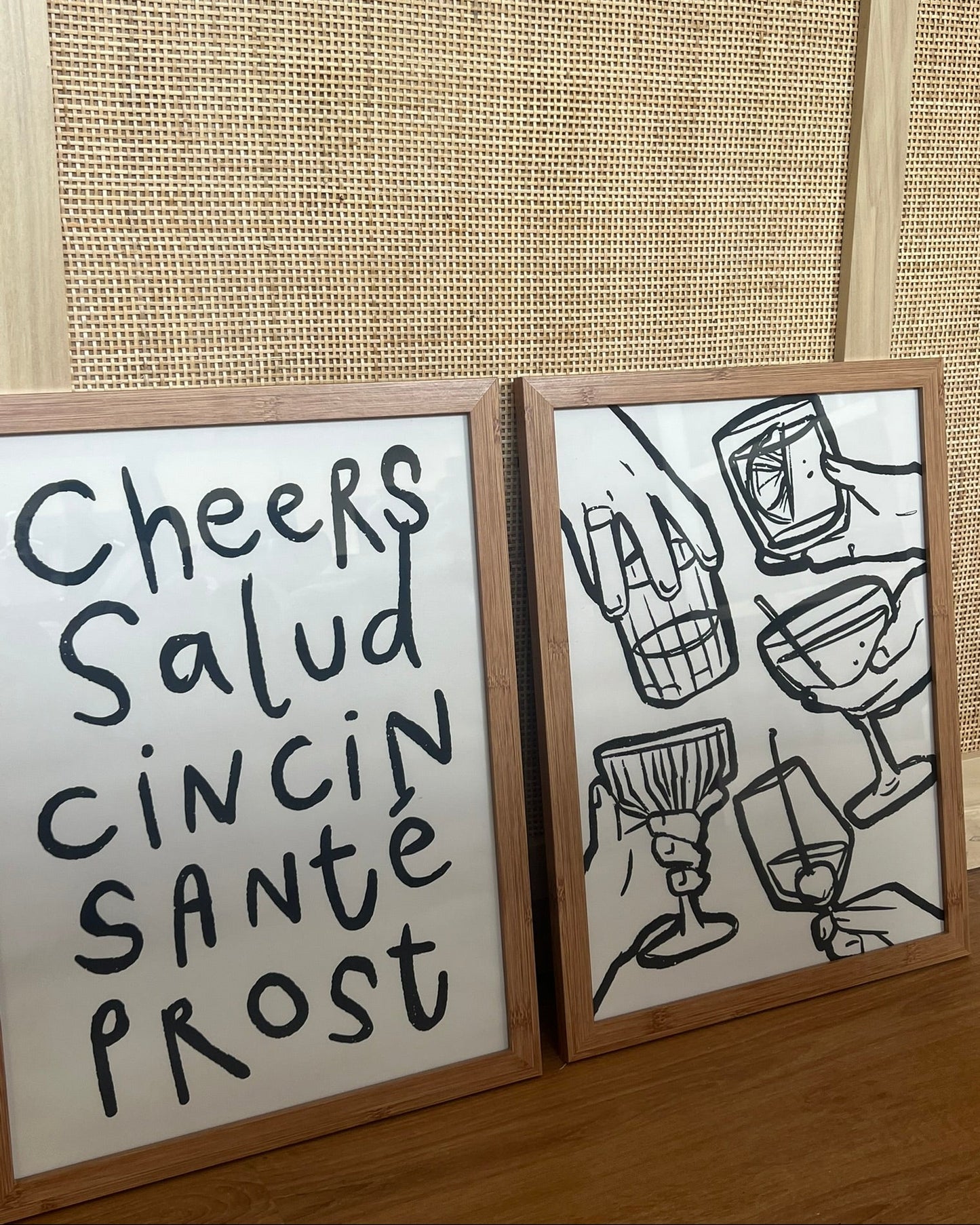 Set de 2 cuadros salud