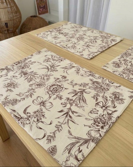 Set de 4 individuales Morris & Co