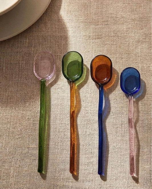 Set de 4 Cucharitas de vidrio