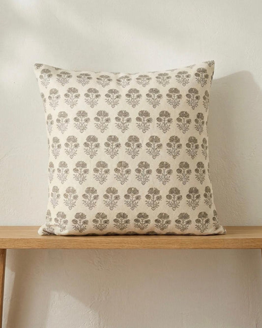 Almohadón Flora Beige 45x45