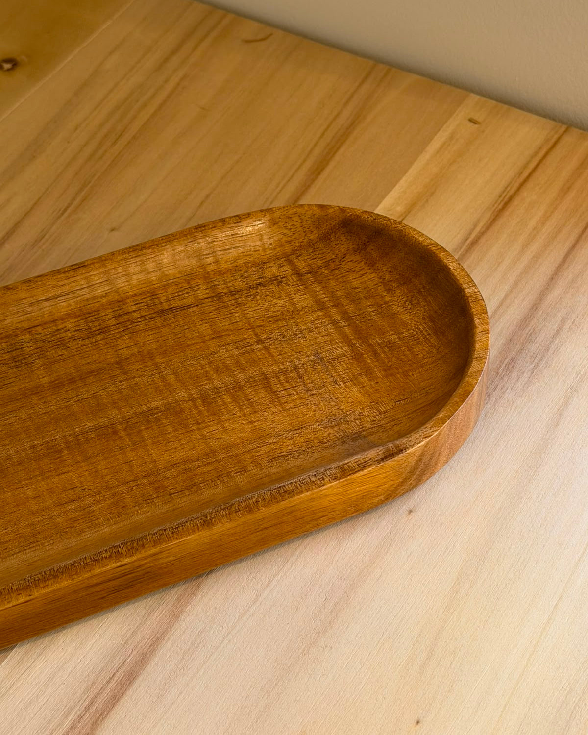 Bandeja Oval de Madera