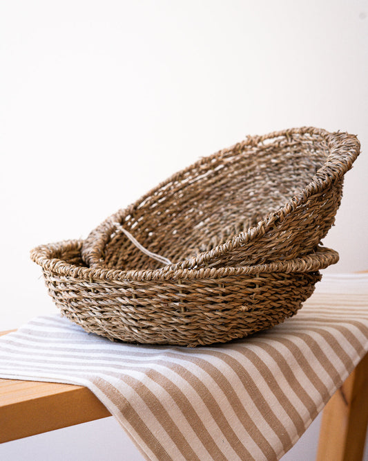 panera de fibras naturales