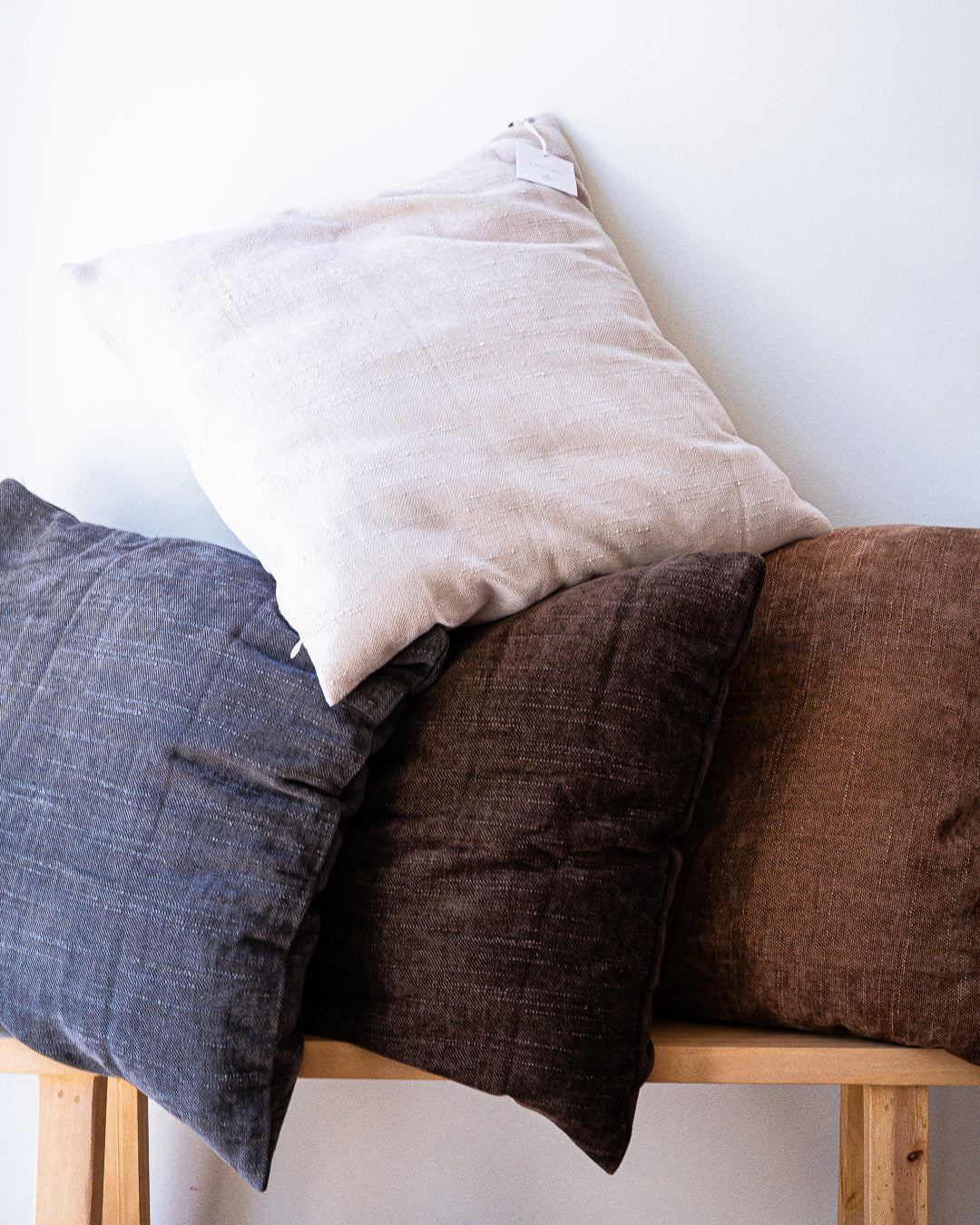 funda de almohadón lisos