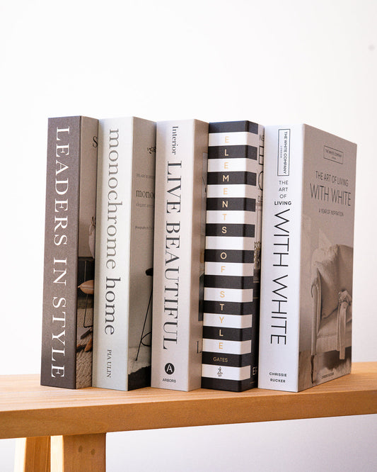 Libros decorativos home