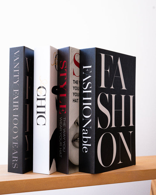 Libros decorativos fashion