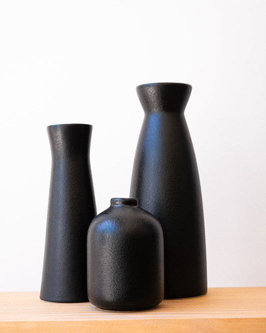 Set de 3 jarrones de cerámica
