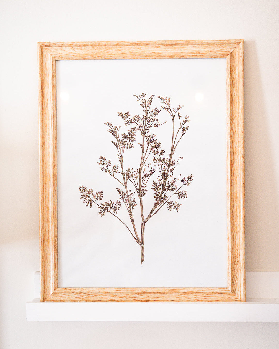 Set de 2 cuadros ramitas